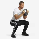 ADIDAS Pánske nohavice na fitnes čierne S · záber 1