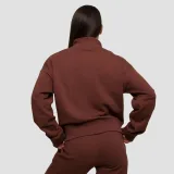 GymBeam Dámská mikina 1/2 Zip Agile Root - Velikost: XL | Barva: Hnedá | Hmotnost: 0,558 kg · záber 3