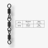 CAPERLAN Trojitý obrtlík Rolling Black Nickel 14 · záber 2