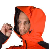 Pánská turistická softshellová bunda NORTHFINDER AURELIAN-171orangeblue · záber 5