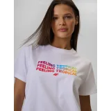 Dámské tričko s krátkým rukávem 4F TSHIRT F2720-10S-WHITE · záber 5