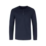 Pánske tričko s dlhým rukávom VOLCANO L-CHARL-600M-NAVY MEL · záber 4