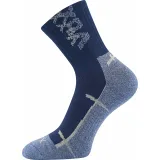 Chlapčenské turistické ponožky VOXX 3 PACK-Wallík-Grey Blue · záber 2