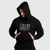 Pánska mikina Iron Aesthetics Swaggie, čierna · záber 4