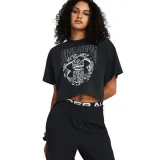 Dámské tričko s krátkým rukávem UNDER ARMOUR UA HW Dusk to Dawn Crop SS-BLK · záber 4