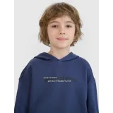 Chlapecká mikina s kapucí 4F JUNIOR SWEATSHIRT-JWSS25TSWSM1511-22S-GREY · záber 4