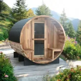 Finska sudová sauna inSPORTline Viduor 600 - cédrové drevo Variant s elektrickými 6 kW kachlami · záber 1