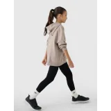 Dívčí mikina s kapucí 4F JUNIOR SWEATSHIRT-JWSS25TSWSF1478-83S-BEIGE · záber 5