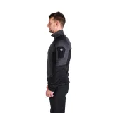 Pánská zateplená turistická mikina se zipem NORTHFINDER GIACOMO-411greyblack · záber 3
