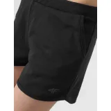 Dívčí teplákové kraťasy 4F JUNIOR SHORTS CAS-4FJWSS24TSHOF280-20S-DEEP BLACK · záber 3