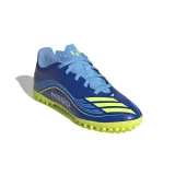 Chlapčenské futbalové kopačky turfy ADIDAS F50 Messi Club Jr TF team royal blue solar yellow semi blue burst · záber 3