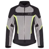 Letná dámska moto bunda W-TEC Mirelia Farba čierno-šedá, · záber 5