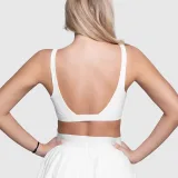 Športová podprsenka Iron Aesthetics Delta, hnedá · záber 2