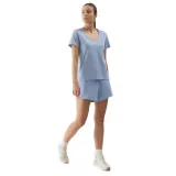 Dámské teplákové kraťasy 4F SHORTS CAS-4FWSS24TSHOF286-34S-LIGHT BLUE · záber 4