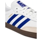 Pánska vychádzková obuv ADIDAS ORIGINALS Samba OG M cloud white lucid blue gum 5 · záber 5