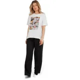 Dámské tričko s krátkým rukávem FUNDANGO Nissa T-shirt-100-white · záber 4