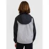 Chlapecká bunda s kapucí 4F JUNIOR JACKET-JWSS25TJACM185-25S-GREY · záber 4