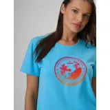 Dámské tričko s krátkým rukávem 4F TSHIRT F2718-33S-BLUE · záber 5