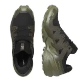 Pánská běžecká trailová obuv SALOMON Speedcross 6 GTX M black peat deep lichen green · záber 4