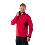 Pánska turistická bunda NORTHFINDER ARSENIO-361redblack · záber 2