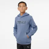 PUMA PUMA detská mikina s kapucňou sivá 9-10 r (140 cm) · záber 1