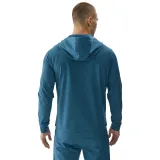 Pánská tréninková mikina se zipem 4F SWEATSHIRT FNK-WAW24TFSWM404-46M-TEAL MELANGE · záber 2