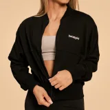 BeastPink Women‘s Bliss Zip-Up Sweatshirt Black - Veličina: L | Boja: Crna | Težina: 0,44 g | Pakiranje: 40 · záber 2