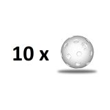Florbalový míček TRIX IFF - bílý - 10 ks · záber 1
