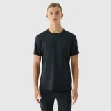 Pánské tréninkové tričko s krátkým rukávem 4F TSHIRT FNK M1343-20S-DEEP BLACK · záber 2