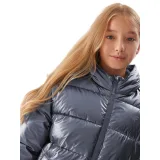 Dívčí bunda 4F JUNIOR DOWN JACKET-JAW23TDJAF267-28S-SILVER · záber 2