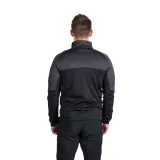 Pánská zateplená turistická mikina se zipem NORTHFINDER GIACOMO-411greyblack · záber 4