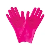 Nástroj na údržbu kola MUC-OFF Deep Scruber Gloves Pink L · záber 1