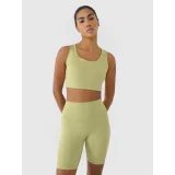 Dámská sportovní tréninková podprsenka 4F SPORT BRA F152-42S-LIGHT GREEN · záber 2