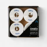 OXELO 4 kolieska na dvojradové korčule Oxelo 60 mm 82A biele bez · záber 1