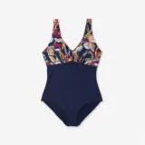 DECATHLON Dámske jednodielne plavky Rosy yvo modré L · záber 2
