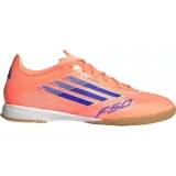 Pánske futbalové kopačky halové ADIDAS F50 League M IC beam orange lucid blue cloud white · záber 1