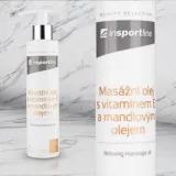 inSPORTline Masážny olej s vitamínom E a mandľovým olejom 200 ml · záber 1