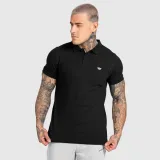 Pánske polo tričko Iron Aesthetics Smart, čierne · záber 4