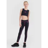 Dívčí sportovní tréninková podprsenka 4F JUNIOR SPORT BRA F148-20S-DEEP BLACK · záber 4