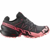 Salomon Speedcross 6 GTX W - Veľkosť: 37 1/3 | Farba: Čierna, Ružová, Sivá · záber 1