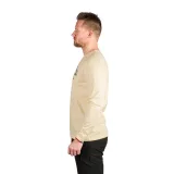 Pánske turistické tričko s dlhým rukávom NORTHFINDER DACSO-529creamwhite · záber 3
