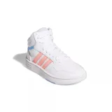 Dívčí rekreační obuv ADIDAS Hoops Mid 3.0 K cloud white acid red sky rush · záber 1