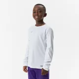 KIPSTA Detský futbalový dres s dlhým rukávom Viralto Club biely 14-15 r (161-172 cm) · záber 1