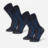 QUECHUA Turistické ponožky MH500 Mountain polovysoké hrejivé modré 35-38 · záber 1