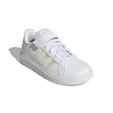 Dívčí rekreační obuv ADIDAS GRAND COURT 2.0 EL FTWWHT IRIDES FTWWHT · záber 1