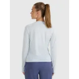 Dámské běžecké tričko s dlouhým rukávem 4F LONGSLEEVE FNK F415-WAW25TFLOF415-34S-LIGHT BLUE · záber 4