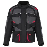 Dámska moto bunda W-TEC Radana Farba čierno-šedo-zelená, · záber 3