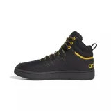 Pánské kotníkové zimní boty ADIDAS Hoops 3.0 Mid WTR core black core black preloved yellow · záber 2