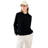 Dámská mikina se zipem 4F SWEATSHIRT F1577-20S-DEEP BLACK · záber 1