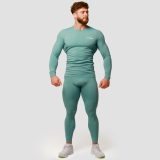 GymBeam Mid kompressziós hosszú ujjú póló Blue · záber 5